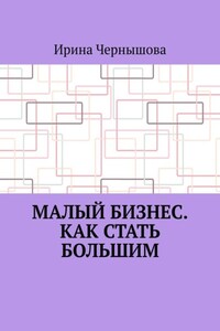 Малый бизнес. Как стать большим. Первая книга ИрСанны. Основано на реальном опыте